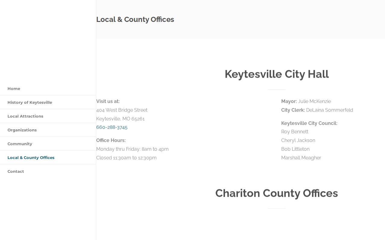 Keytesville criminal records directory for local and county offices